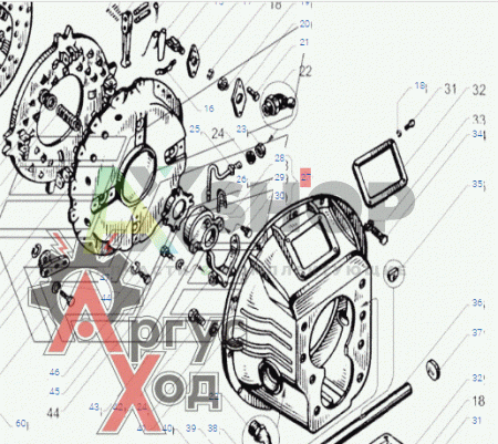 236-1601180-Б2 Муфта выключения сцепления с подшипником в сборе